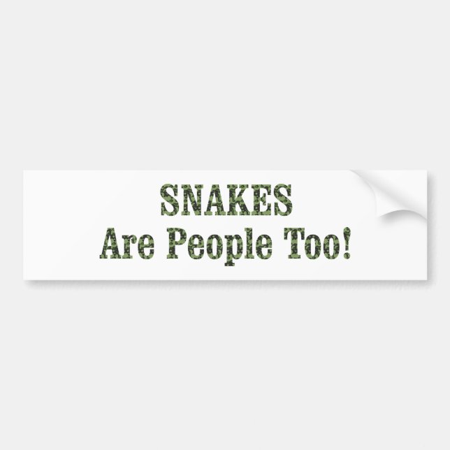 Les ÉPINS Sont Aussi Des Gens ! Sticker pare-chocs (Devant)