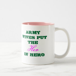Les épouses d'armée de tasse d'épouse d'armée