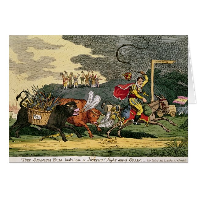 Les Espagnols que Taureau s'est cassés perdent ou, (Devant horizontal)