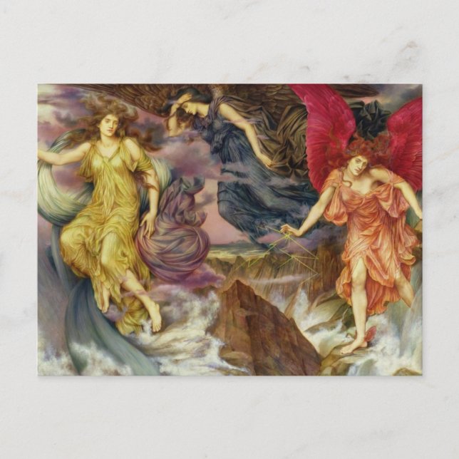 Les esprits de tempête par Evelyn de Morgan Carte  (Devant)
