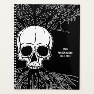 Les Esprits Des Morts Arbre et crâne