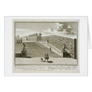 Les étapes à la terrasse de jardin, palais de