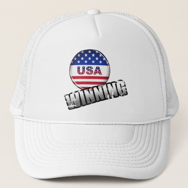 Les Etats-Unis gagnant - casquette (Devant)