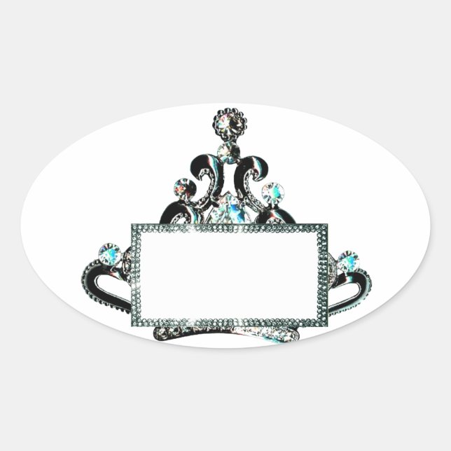 Les Étiquettes de Royal Tiara à personnaliser ! (Devant)