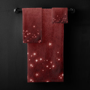Les étoiles rouges mystiques Rich Jewel Tone Cri