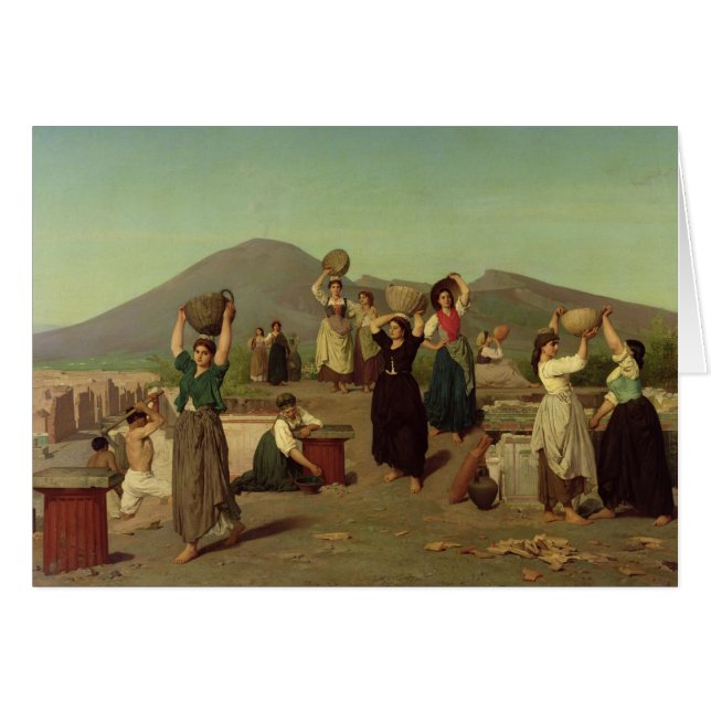 Les excavations à Pompeii, 1865 (Devant horizontal)