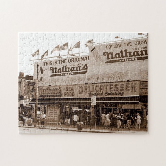 Les fameux Hot Dogs de Nathan Puzzle (Horizontal)