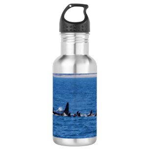 Les familles collent ensemble Bouteille d'eau
