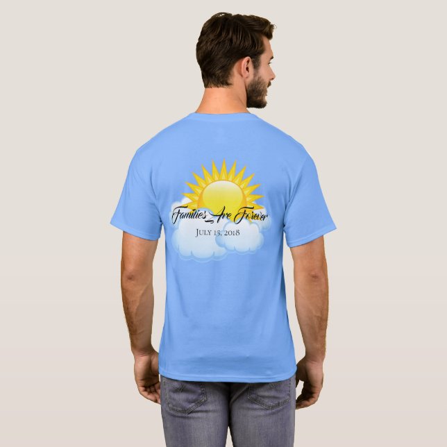 Les familles de T-shirts pour hommes sont pour tou (Dos entier)