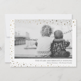 Les Faux Foil Stars Sont Une Carte De Vacances Lum