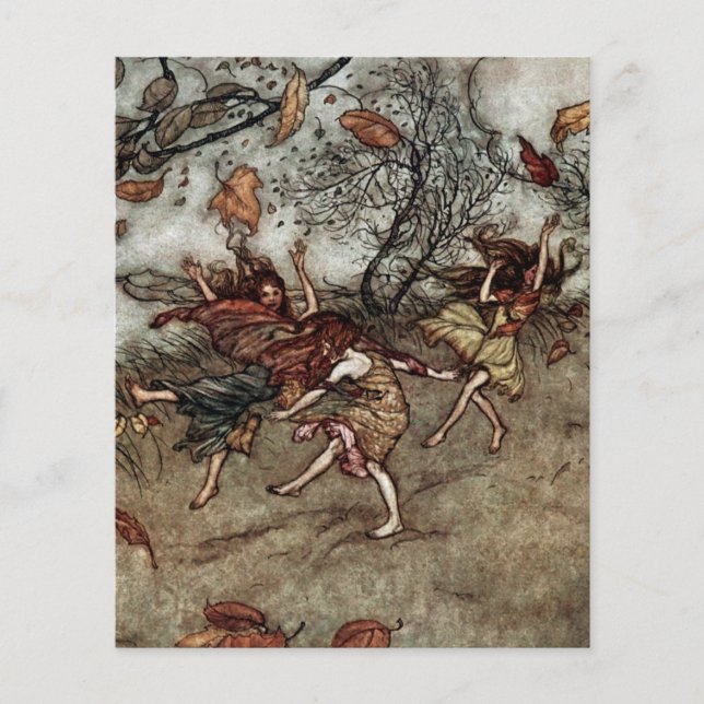 « Les Fées d'automne » d'Arthur Rackham (Devant)