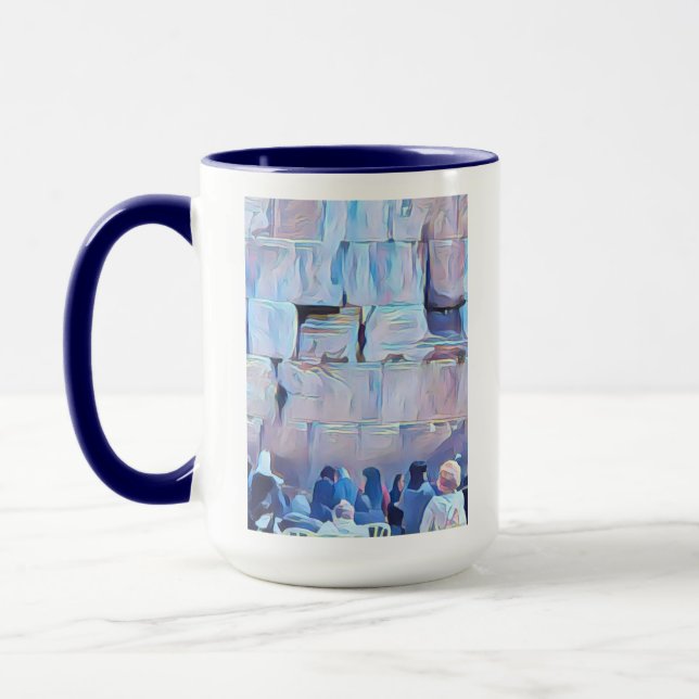 Les femmes au mur occidental Jérusalem Mug (Gauche)