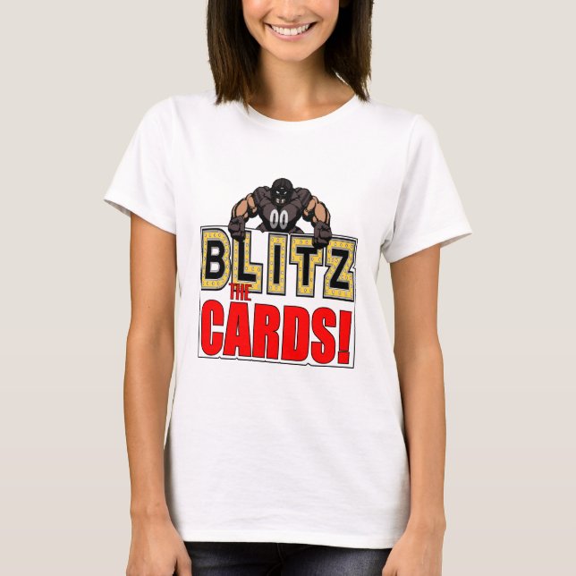Les Femmes Blitz Les Cartes T-Shirt (Devant)
