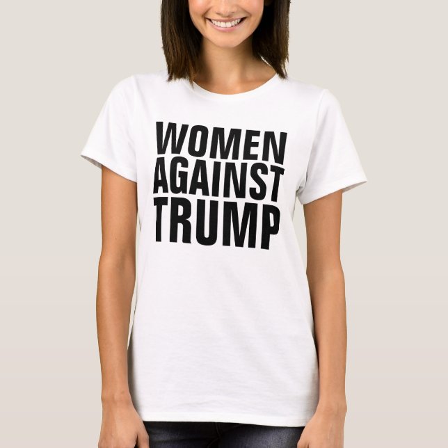 LES FEMMES CONTRE LES T-shirts TRUMP (Devant)