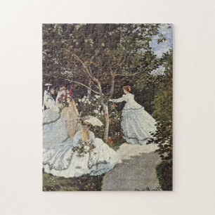 Les femmes dans le jardin par Claude Monet Puzzle