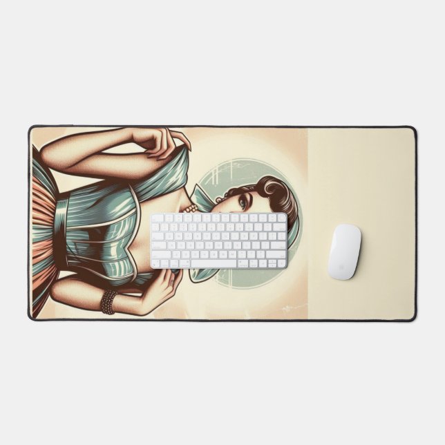 Les femmes de la mode glamour des années cinquante (Clavier et souris)