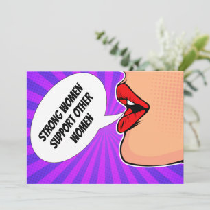 Les Femmes Fortes Se Soutiennent mutuellement Cart