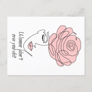Les femmes ne vous doivent pas la carte postale