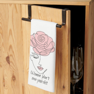 Les femmes ne vous doivent pas serviette de cuisin