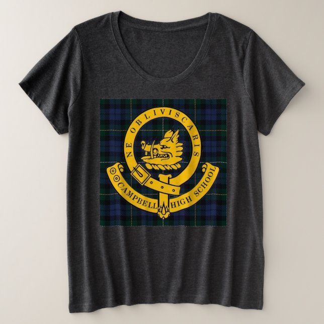 Les Femmes Tartan Loose-fit + Tee Logo (Design devant)