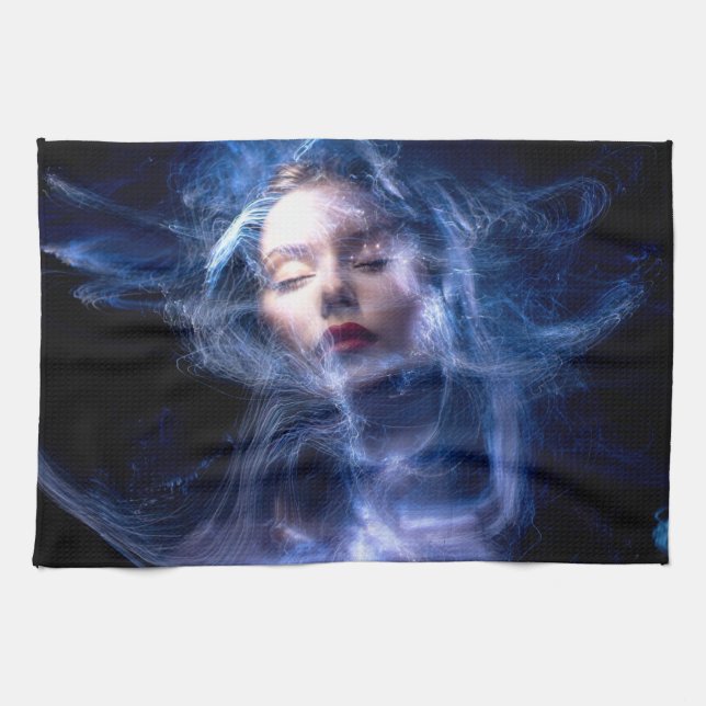 Les Femmes Visitent La Peinture Légère Serviette D (Horizontal)