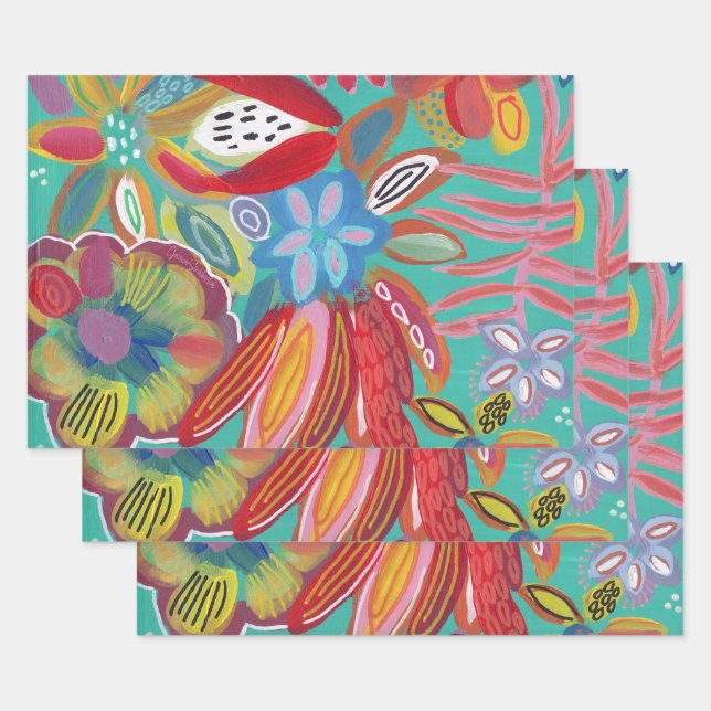 Les feuilles de papier d'emballage Wild (Lot)