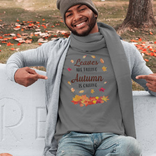 Les feuilles tombent L'automne appelle T-shirt