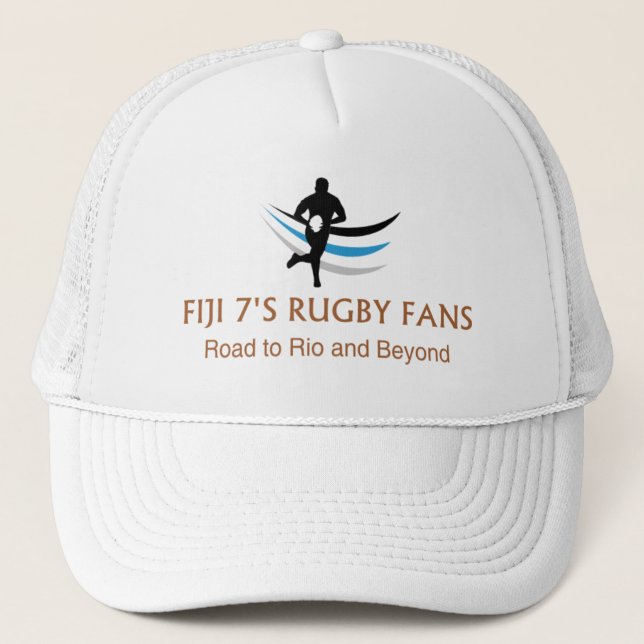 Les Fidji 7 fans de rugby vers Rio - casquette de (Devant)