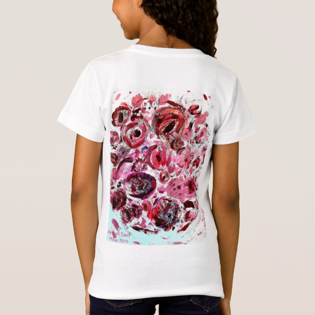 Les filles affinent le T-shirt Passionred du (Dos)