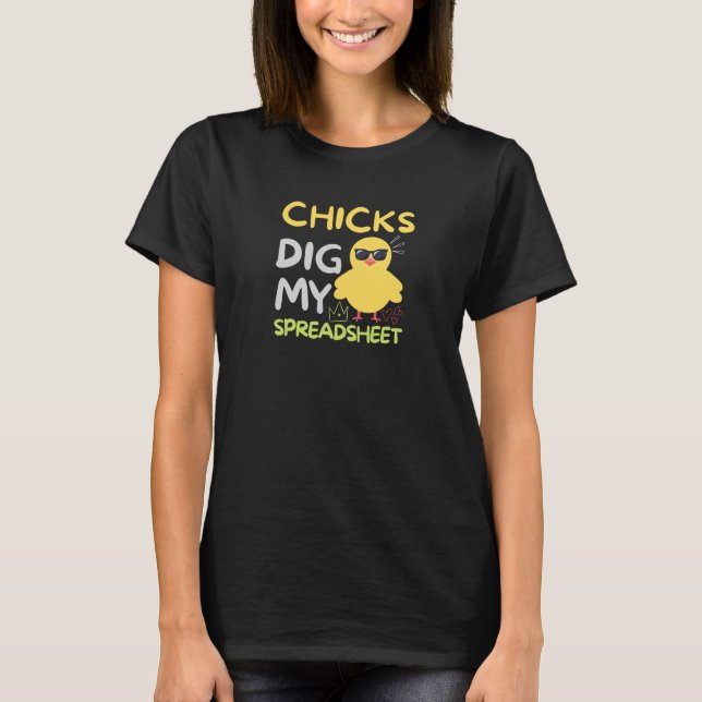Les filles creusent mon T-shirt feuille de calcul (Devant)