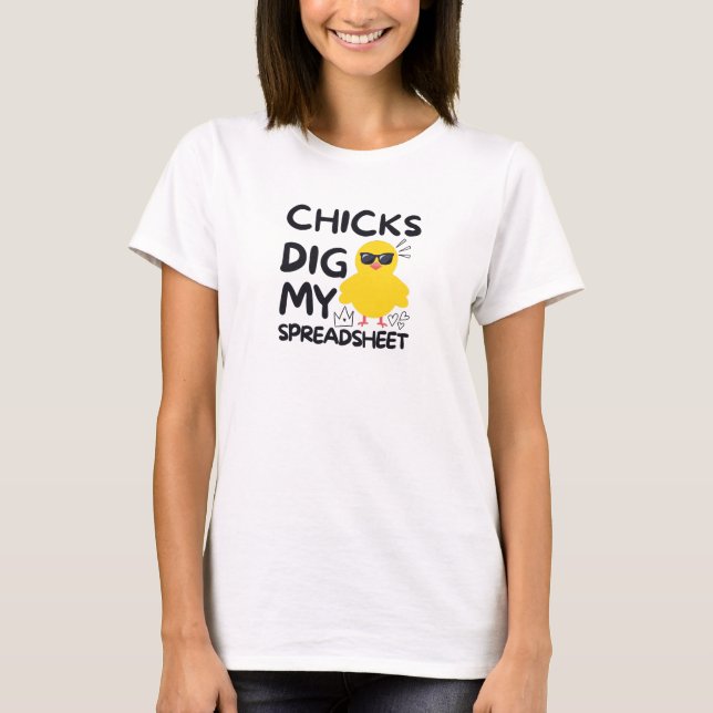 Les filles creusent mon T-shirt feuille de calcul (Devant)