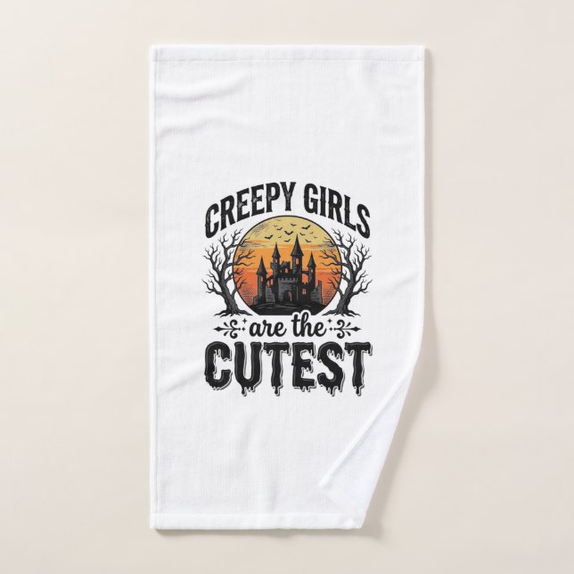 Les Filles Effrayantes Sont Les Plus Mignonnes Vec (Serviette à main)