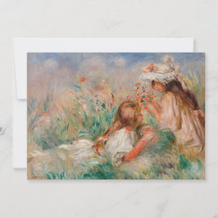 Les filles en herbe   Pierre-Auguste Renoir