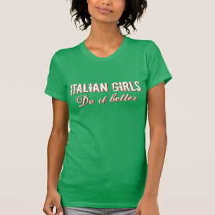 Les filles italiennes il améliorent le T-shirt
