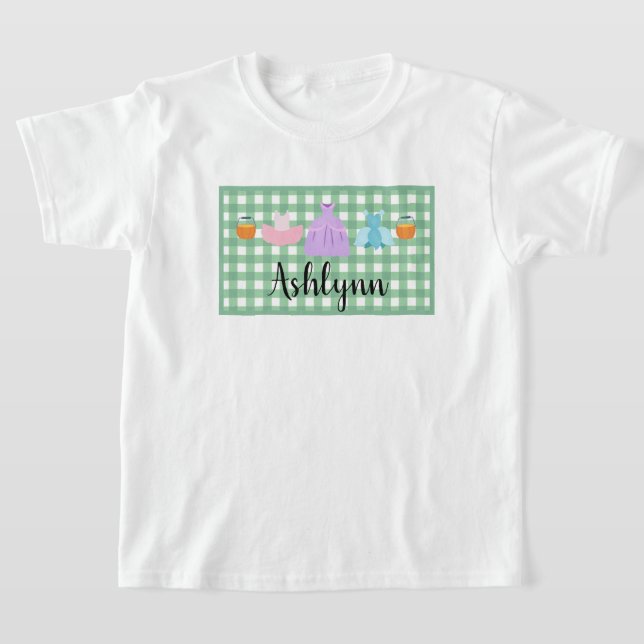 Les Filles Jetées De Tirage Ou De T-Shirt (Poser)