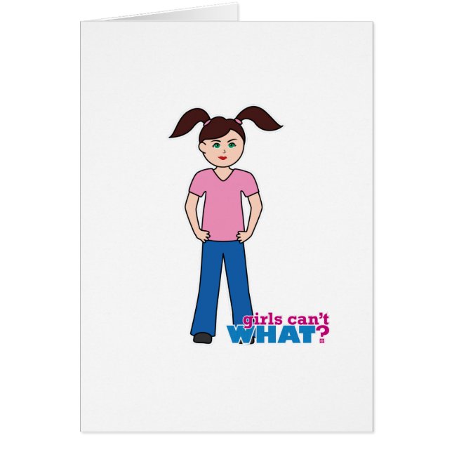  Les filles ne peuvent quoi ? Fille (Devant)