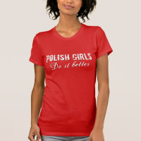 Les filles polonaises il améliorent le T-shirt