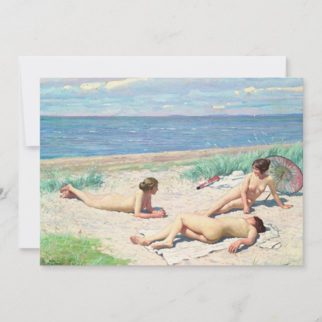 Les filles sur la plage | Paul Fischer (Devant)