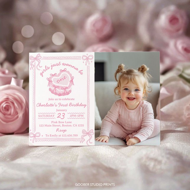 Les Filles Veulent Être Une Invitation D'Anniversa (Créateur téléchargé)