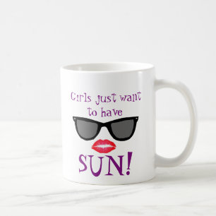 Les filles veulent la tasse de Sun