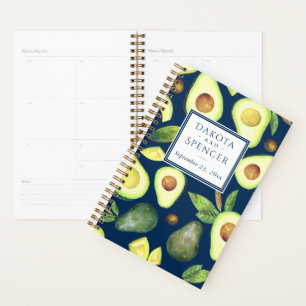 Les fleurs d'Avocado   Rustic Navy Blue Motif