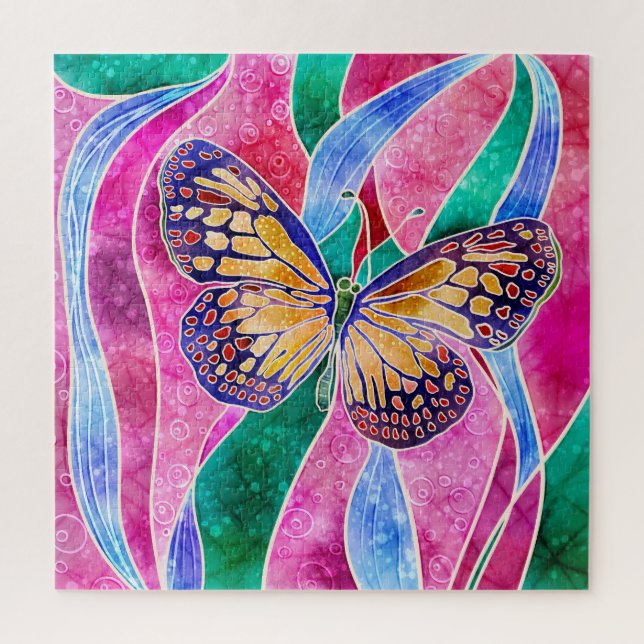 Les fleurs de papillons : un puzzle inspiré par le (Vertical)