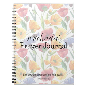Les fleurs du Journal de prière sur le terrain