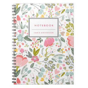Les fleurs espiègles ont personnalisé le carnet