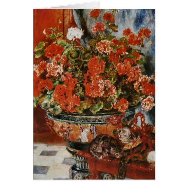 Les fleurs et les chats de Renoir (Devant)