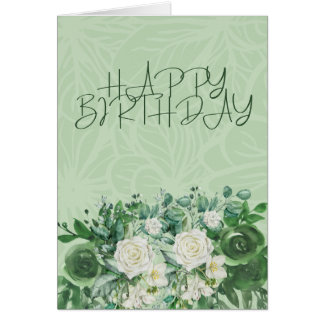 Les fleurs vertes du jardin