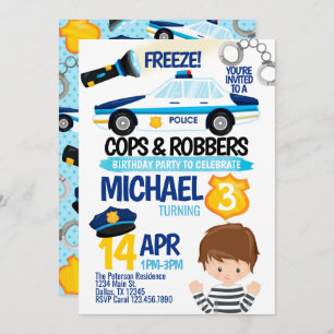 Les flics et les robots Invitation Invitation d'an