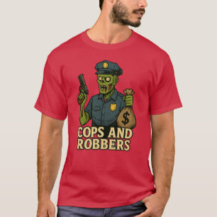 Les flics et les voleurs T-shirt Halloween