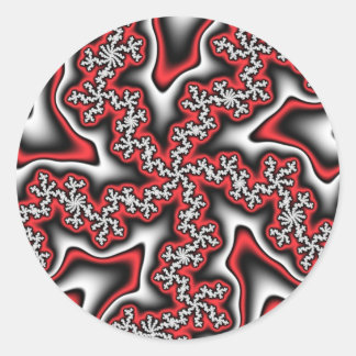 Les flocons de neige sont devenus des autocollants