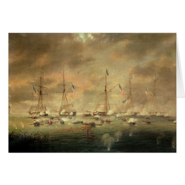 Les flottes britanniques et américaines engagées (Devant horizontal)
